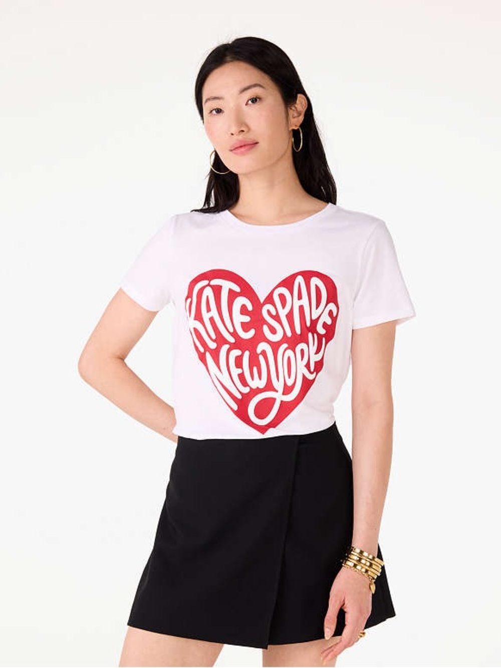 kate spade ny Valentine's Logo Tee